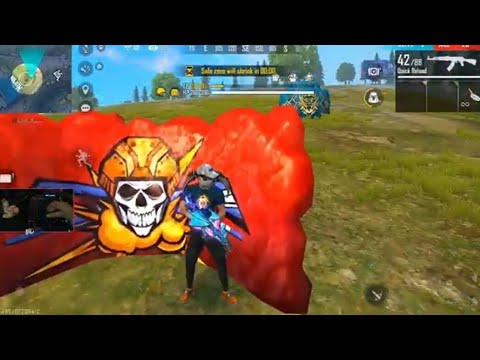 FF SOLO VS SQUAD // 21 KILL // head shot //Only dark ak 47