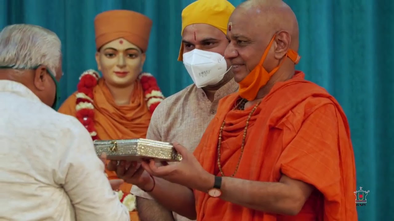 BAPS Donates for the Ram Janmabhumi Mandir, Ahmedabad, India