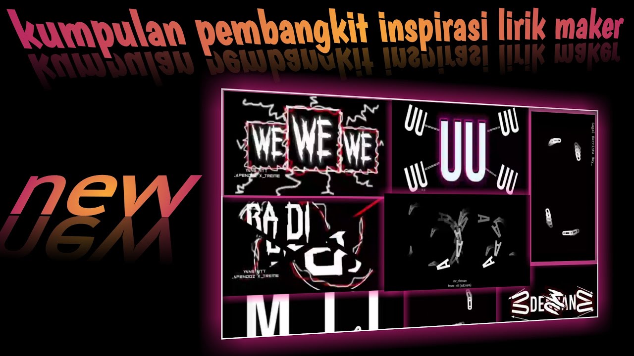 kumpulan pembangkit inspirasi lirik maker