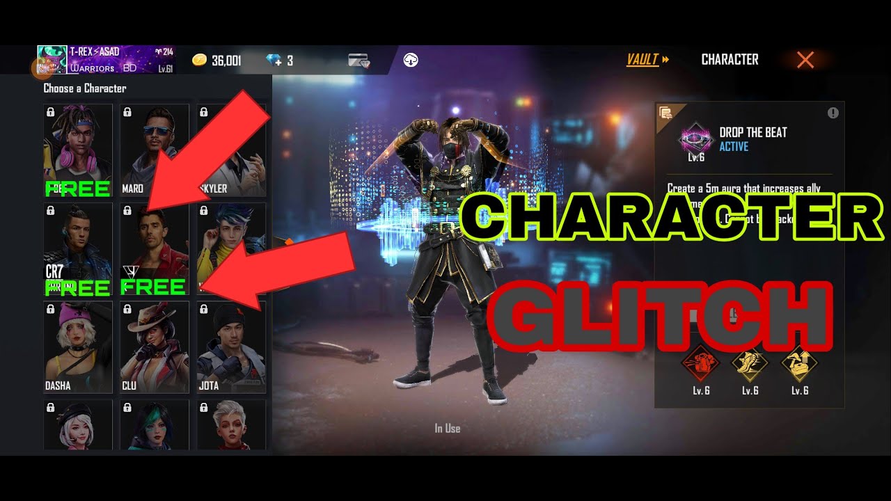 FREE FIRE #TOP 4 GLITCH,# GAMING WITH ASAD