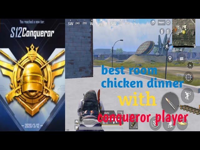 Me vs Brother in pubg mobile room Best chicken dinner