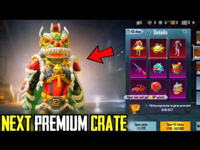PREMIUM CRATE OPENING PUBG MOBILE || NEW PREMIUM CRATE OPENING