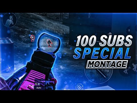 100 Subscriber Special Montage ||Pubg Mobile Montage || Thanks For 100 Subscribe