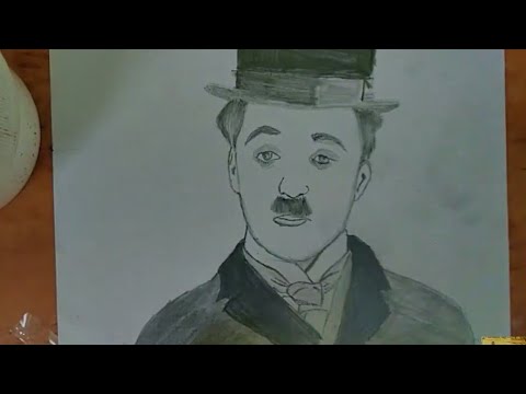 How to draw charlie chaplin By @MysketchDrawing thankyou