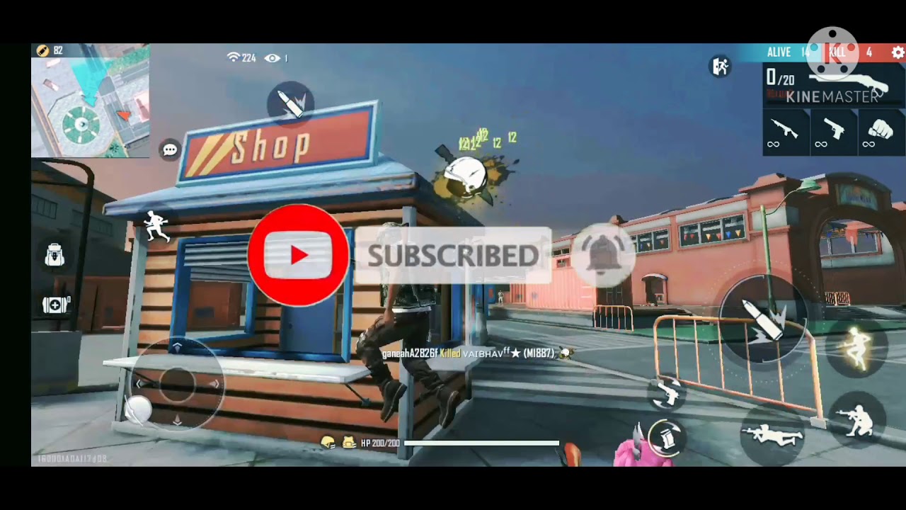 Hard video of free fire