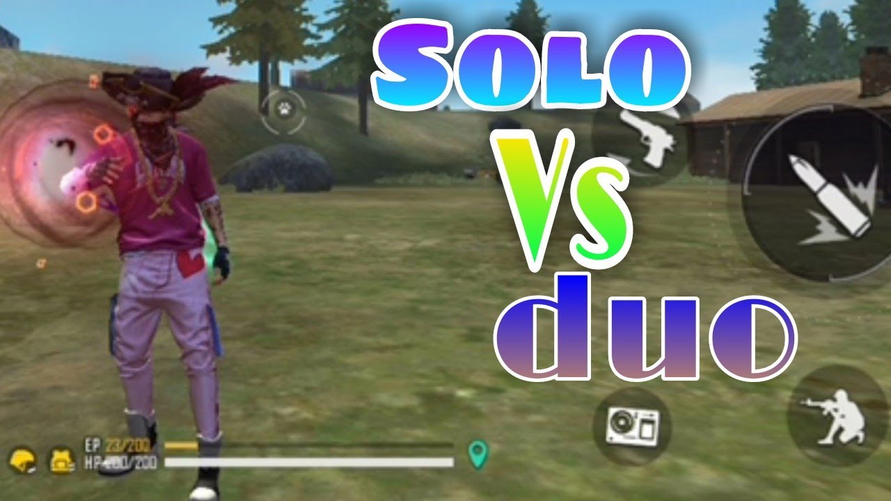 Solo Vs duo || free fire || spirit gamer ff ||