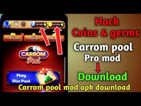 How to Hack carrom disc pool mod apk(Unlimited, coin, diamond) modded by amazing modderz