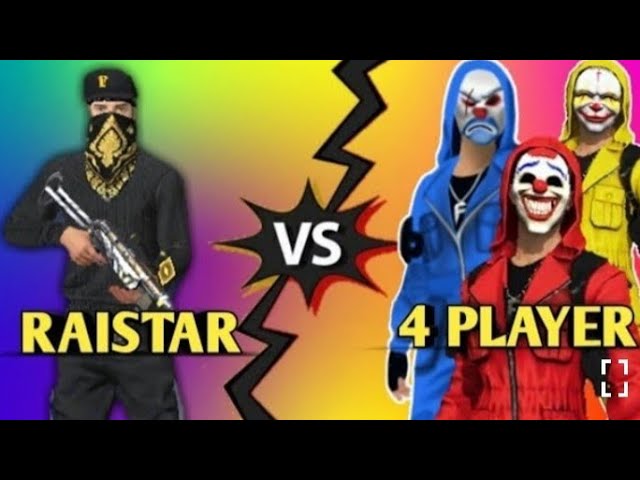 RAISTAR BEST GAMEPLAY || 1 VS 3 IN CUSTOM || GARENA FREE FIRE ||